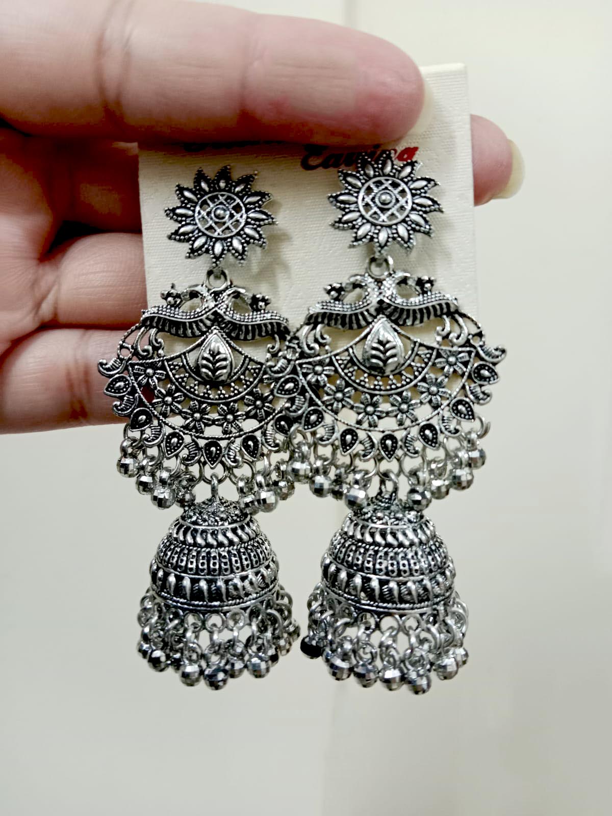 oxidised earrings