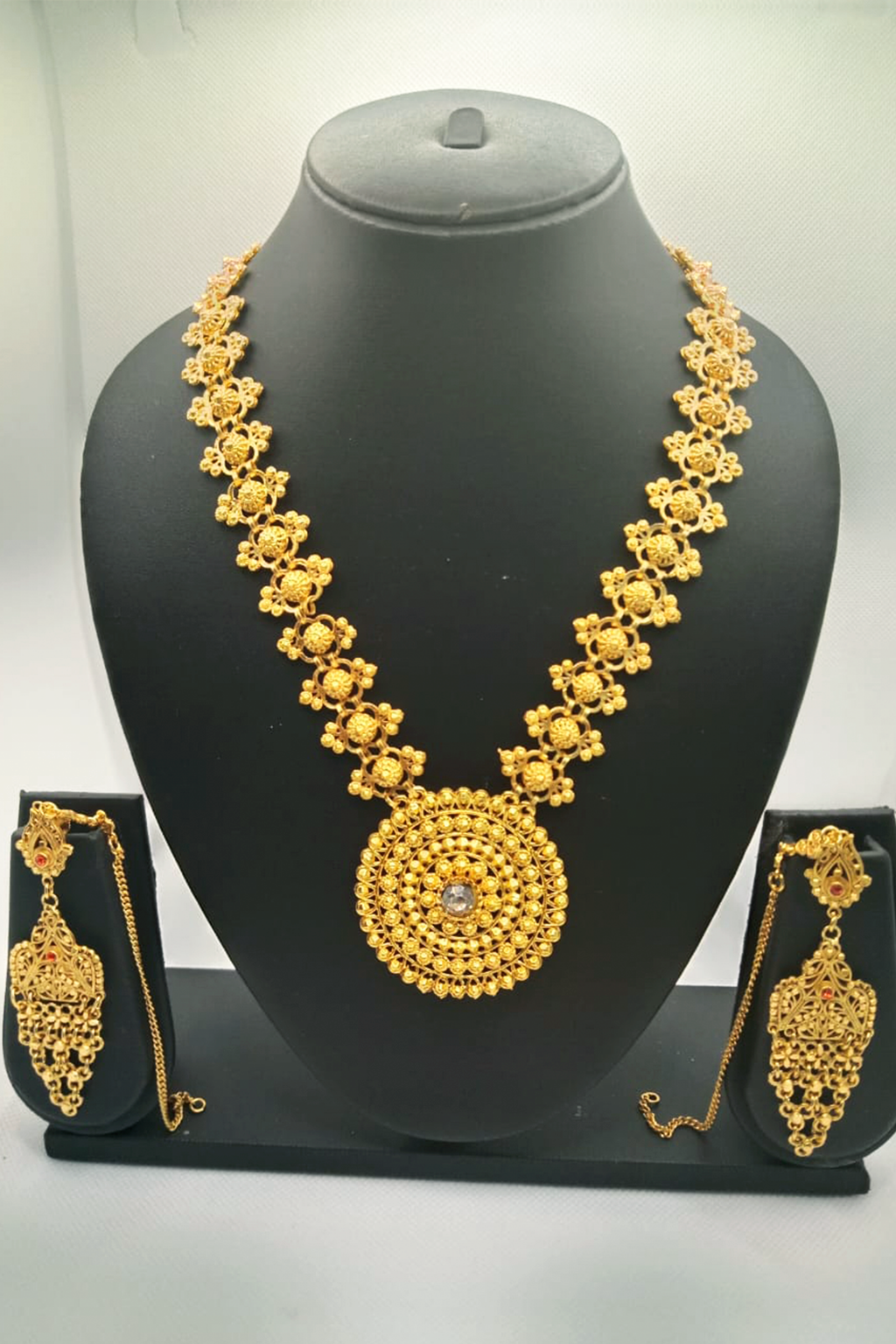 Gold Plated Manipuri Bridal Jewellery Set