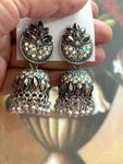 silver earrings