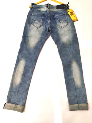 Fashionable Slight Damage Jeans