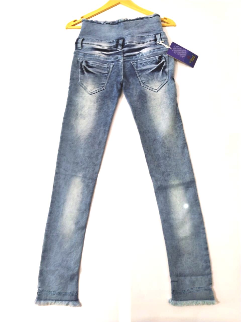 G - Eleven 4 Button Broad Belt Slim fit Stretchable Jeans