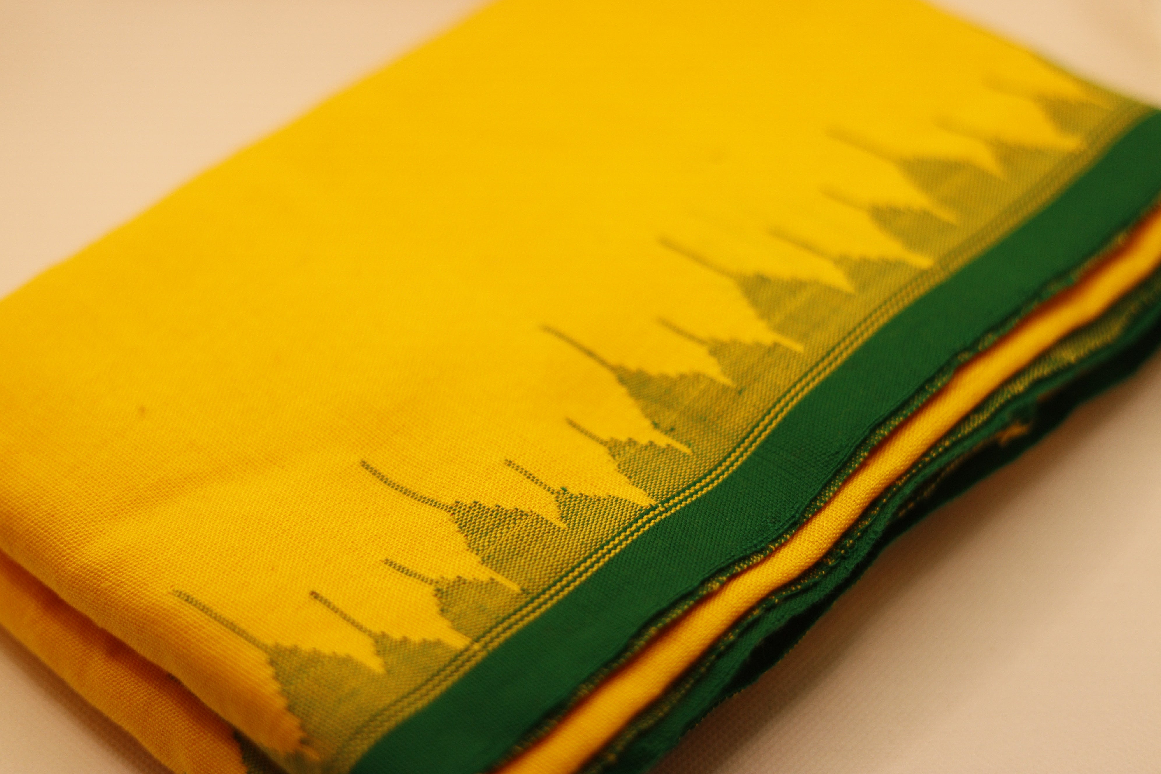 yellow manipuri phanek