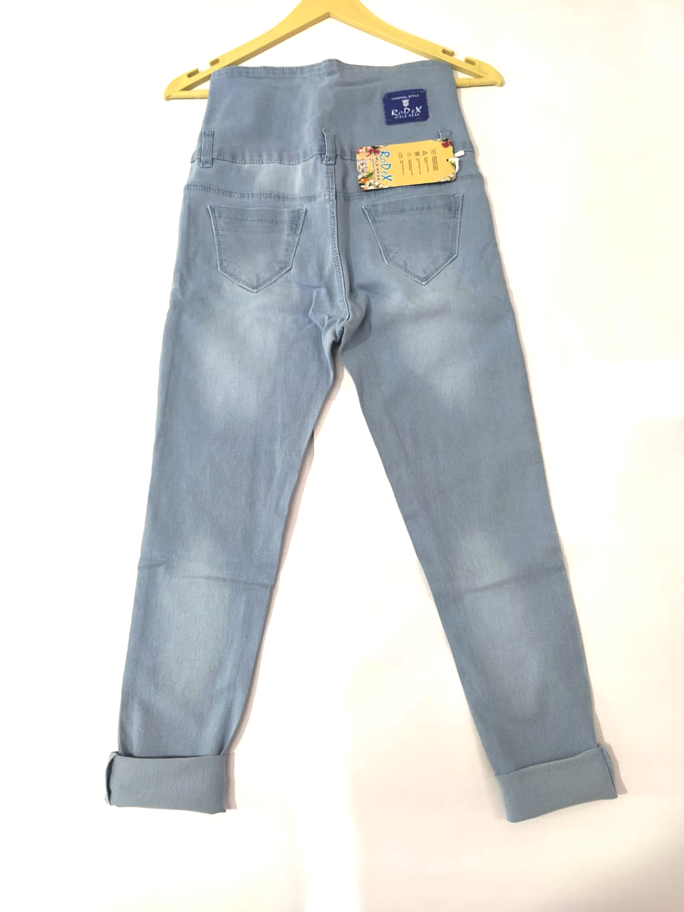 Rodex 5 Button Broad Belt Slim fit and Sretchable Jeans
