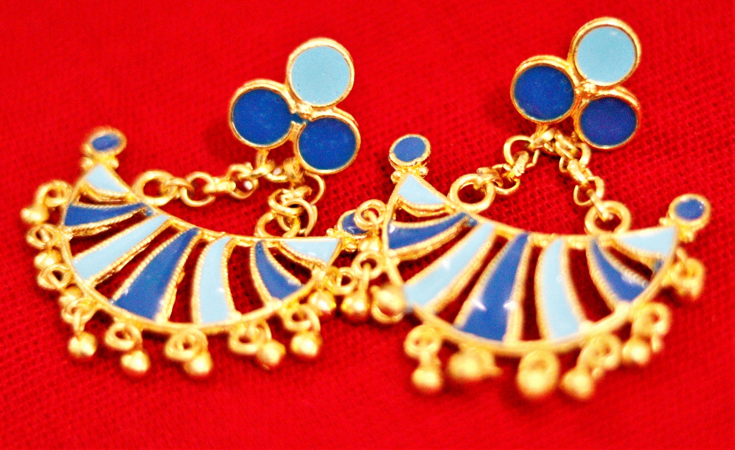 Premium Gold finish Assamese Chain set