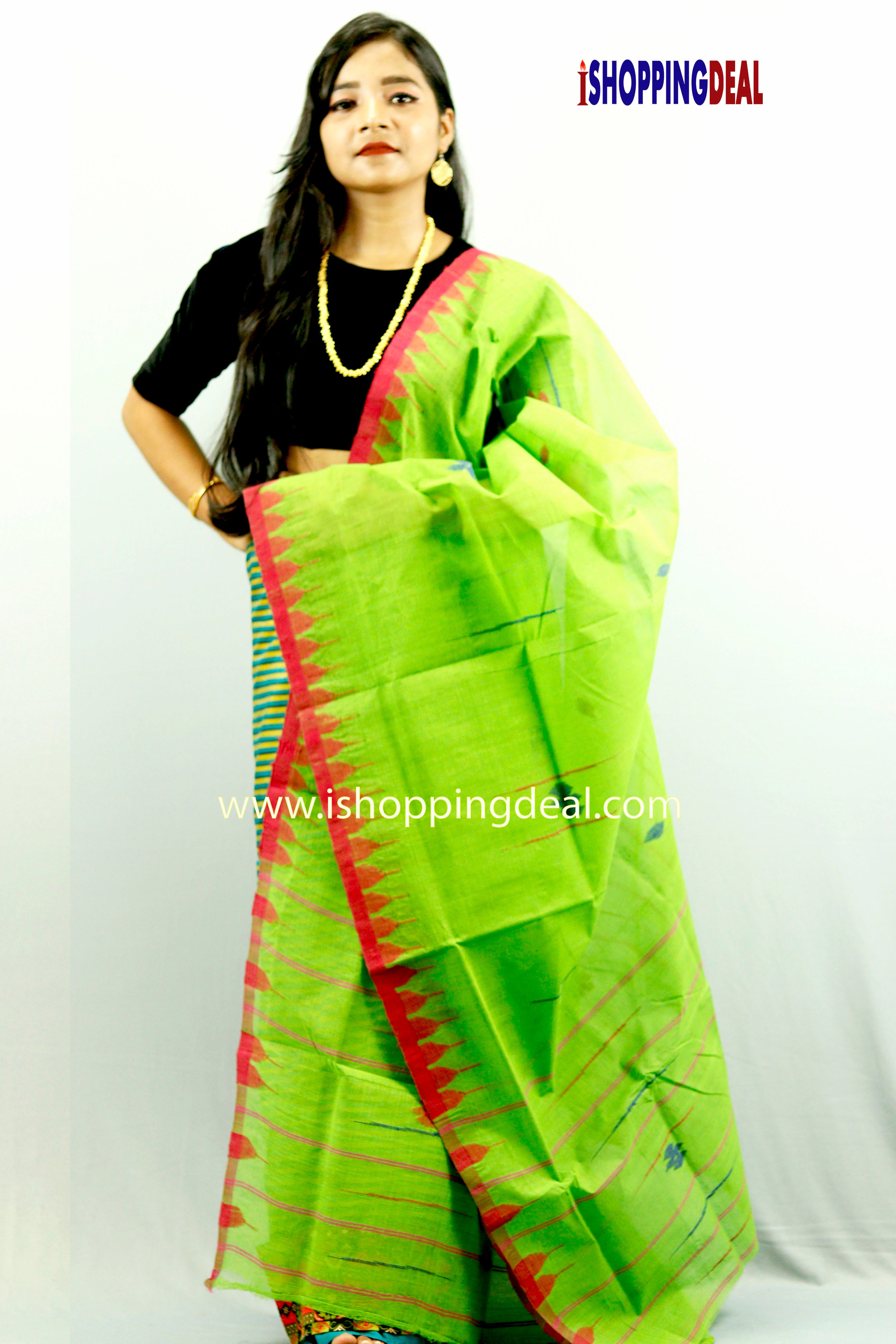 Buy Manipuri Silk Multi Colour Trendy Saree Online : 223908 -