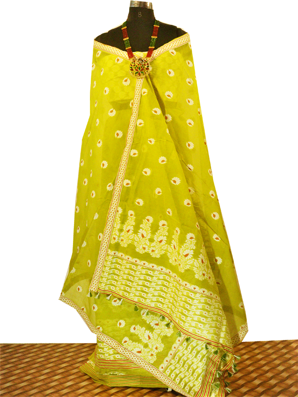 Assamese Cotton Blend Mekhela Chadar Set iShoppingDeal