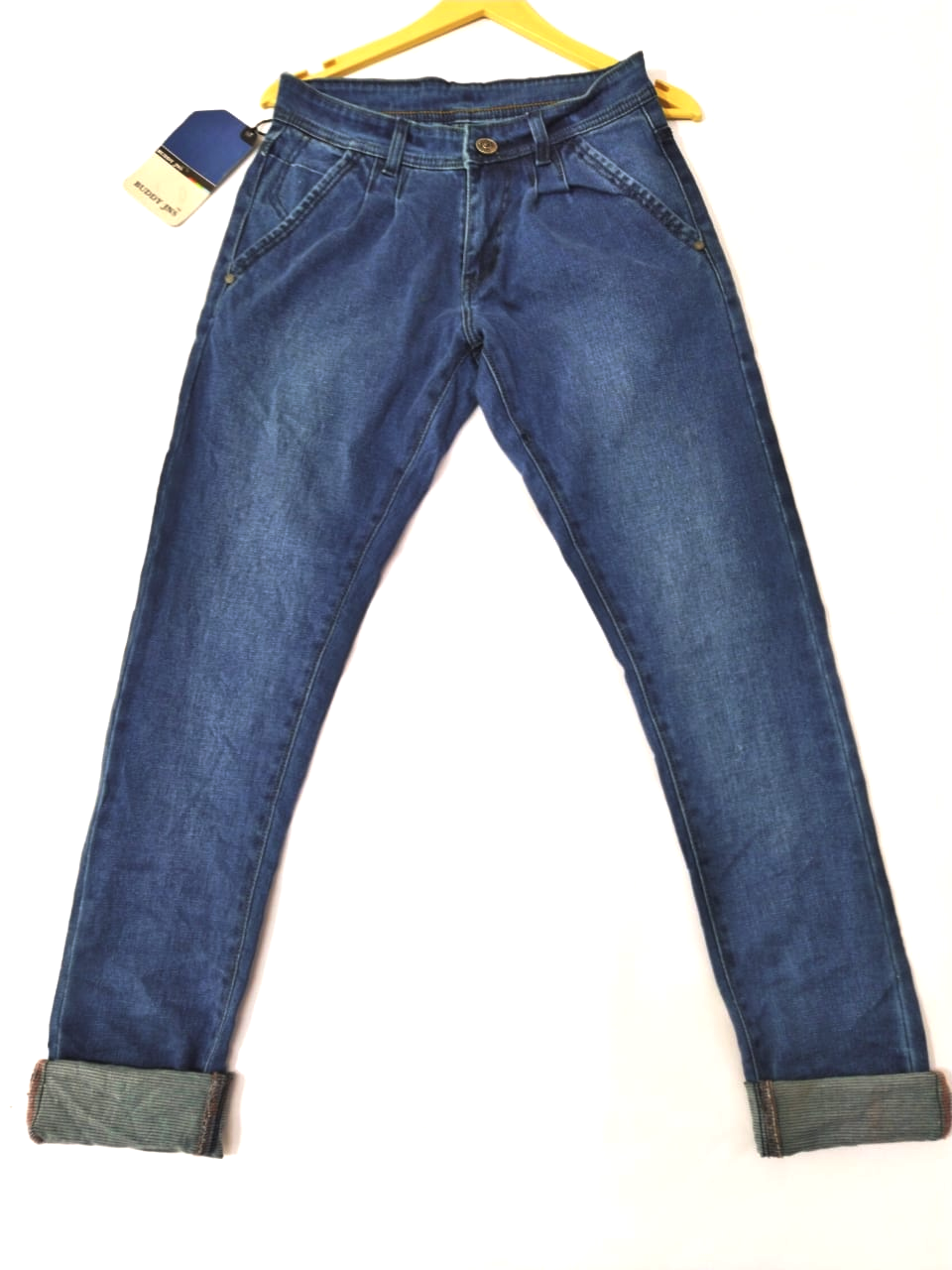 Men’s Slim-Fit Stretchable and Simply Knitted Jeans